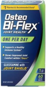 Osteo Bi-Flex A person For every Working day, Glucosamine Joint Well being Nutritional supplement with Vitamin D, Coated Tablets, 60 Count
