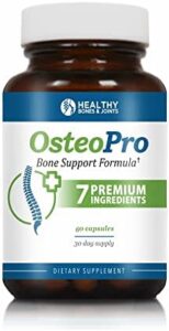 Osteo Professional – Advanced Bone Supporting Complement I with Algas Calcareas, Vitamin D3,K2, and Additional I 60 Capsules (1 Pack)