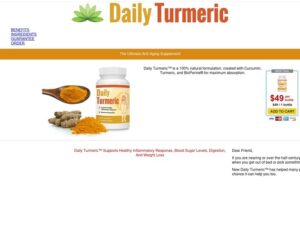 Each day Turmeric Health supplement Retail outlet &#8211 Everyday Turmeric