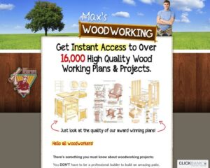 Max’s Woodworking Designs and Assignments