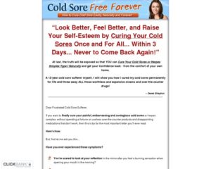 Chilly Sore Cost-free For good – How to Overcome Chilly Sore Very easily, Normally and For good!
