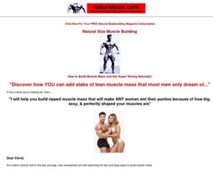 Pure Dimensions Muscle Developing Workout routines and Diet program