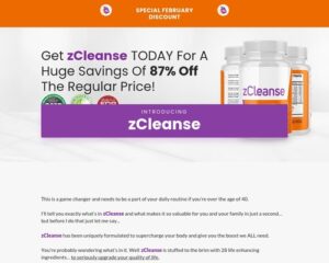 Get zCleanse Today For A Large Cost savings Of 87% Off The Common Price!