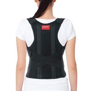 ORTONYX Convenience Posture Corrector Clavicle and Shoulder Guidance Back Brace, Totally Adjustable for Adult males and Ladies/656A-Medium