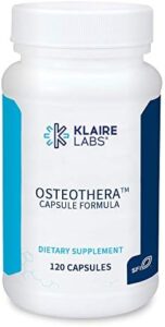Klaire Labs Osteothera Capsules – Hypoallergenic & Multifactorial Bone Assistance Method with Calcium, Vitamin K, D3, Magnesium & Boron (120 Capsules)